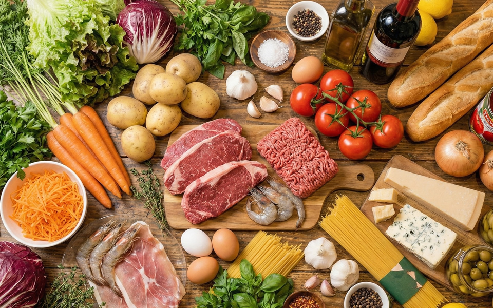 季節の厳選した食材